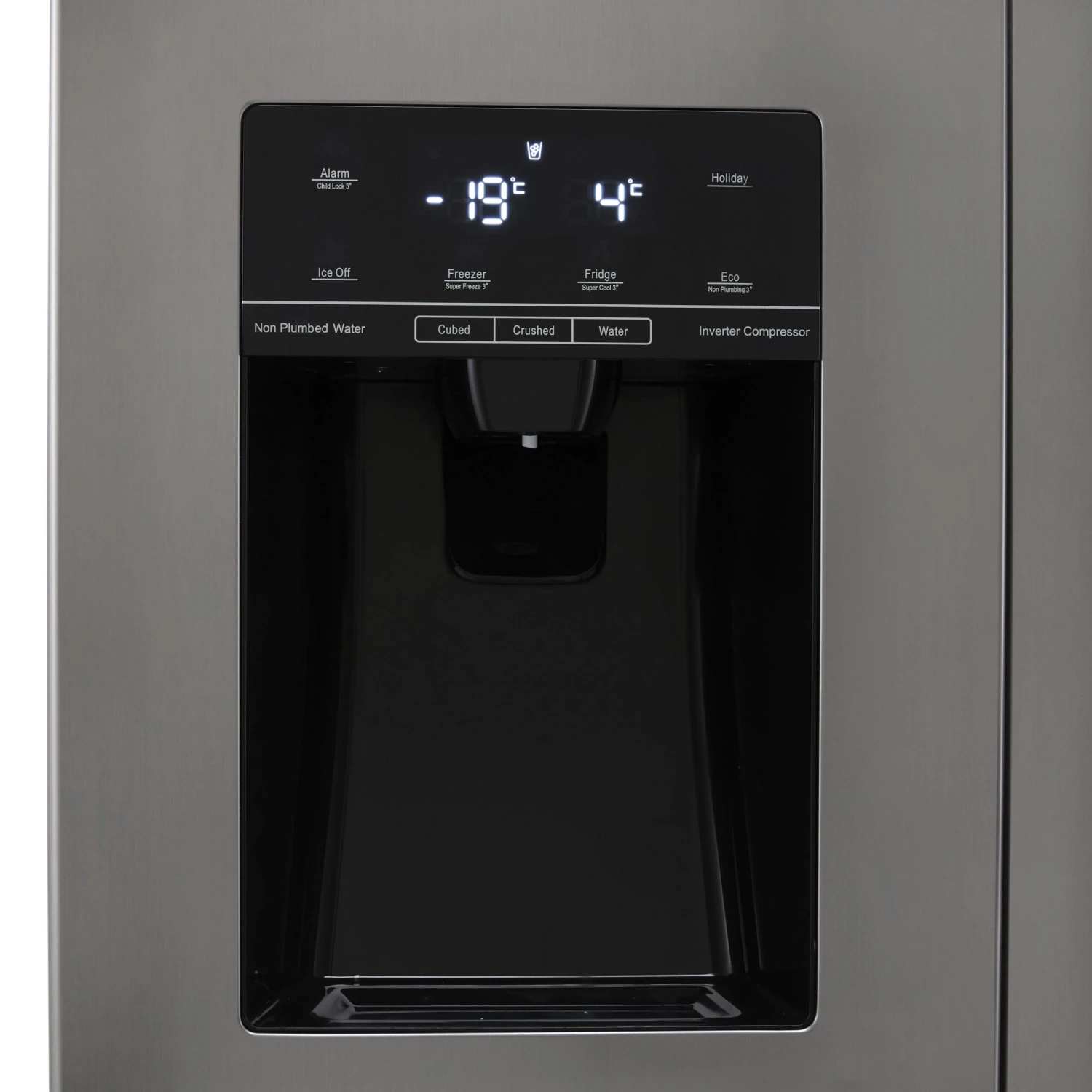 Hisense RS694N4TZF American Style Freestanding Frost Free Fridge Freezer - Stainless Steel Effect 5 Hisense RS694N4TZF American Style Freestanding Frost Free Fridge Freezer - Stainless Steel Effect - Image 3