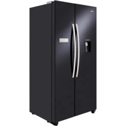 Hisense RS741N4WB11 Freestanding Frost Free Fridge Freezer - Black -Prime Kitchen hisense rs741n4wb11 freestanding frost free fridge freezer black6921727030771 02c bq