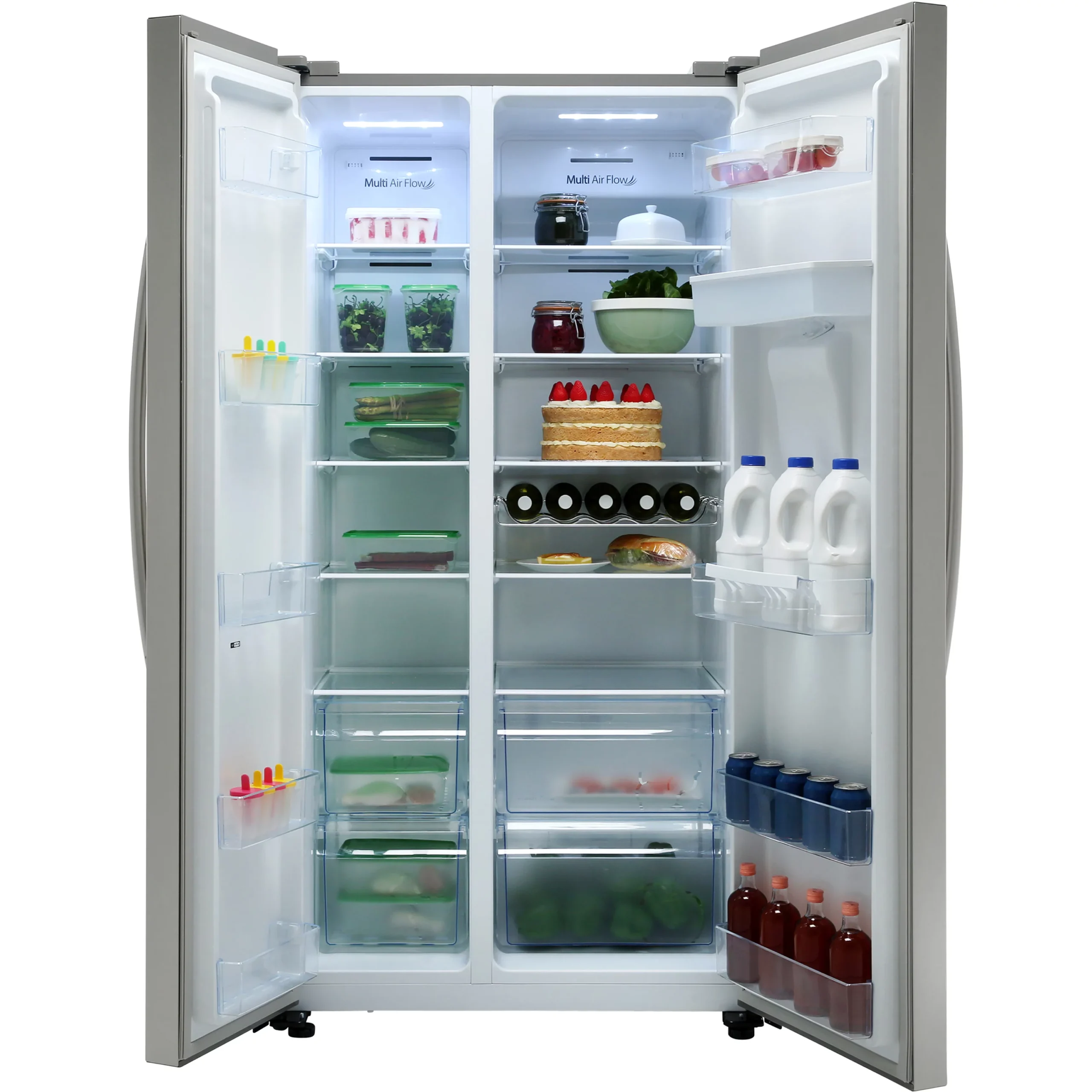 Hisense RS741N4WC11 American Style Freestanding Frost Free Fridge Freezer - Stainless Steel Effect 7 Hisense RS741N4WC11 American Style Freestanding Frost Free Fridge Freezer - Stainless Steel Effect - Image 5