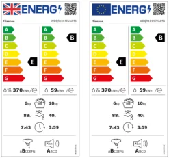 Hisense WDQR1014EVAJMB_BK 10kg/6kg Freestanding Condenser Washer Dryer - Black 23 Hisense WDQR1014EVAJMB_BK 10kg/6kg Freestanding Condenser Washer Dryer - Black -Prime Kitchen hisense wdqr1014evajmb bk 10kg 6kg freestanding condenser washer dryer black6901101813855 EUP EN