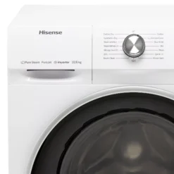 Hisense WDQY1014EVJM 10kg/6kg Freestanding Condenser Washer Dryer - White -Prime Kitchen hisense wdqy1014evjm 10kg 6kg freestanding condenser washer dryer white6901101812643 02c bq