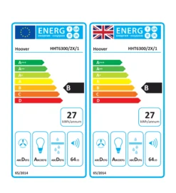 Hoover H-Hood 100 HHT6300/2X/1 / 36901789 Telescopic Cooker Hood (W)60cm - Stainless Steel Effect 11 Hoover H-Hood 100 HHT6300/2X/1 / 36901789 Telescopic Cooker Hood (W)60cm - Stainless Steel Effect -Prime Kitchen hoover h hood 100 hht6300 2x 1 36901789 telescopic cooker hood w 60cm stainless steel effect8016361979376 EUP EN