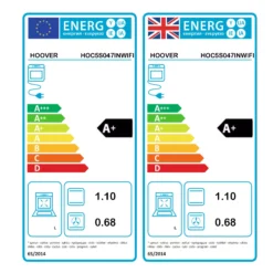 Hoover H-Oven 500 HOC5S047INWIFI / 33703441 Built-in Single Multifunction Oven - Black -Prime Kitchen hoover h oven 500 hoc5s047inwifi 33703441 built in single multifunction oven black8059019050492 EUP EN