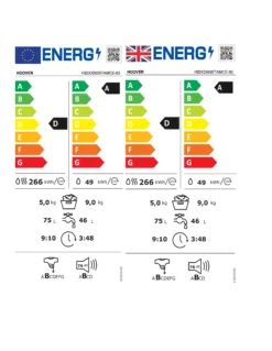 Hoover HBDOS695TAMCE80 8kg/5kg Built-in Condenser Washer Dryer - White -Prime Kitchen hoover hbdos695tamce80 8kg 5kg built in condenser washer dryer white8059019016405 EUP EN