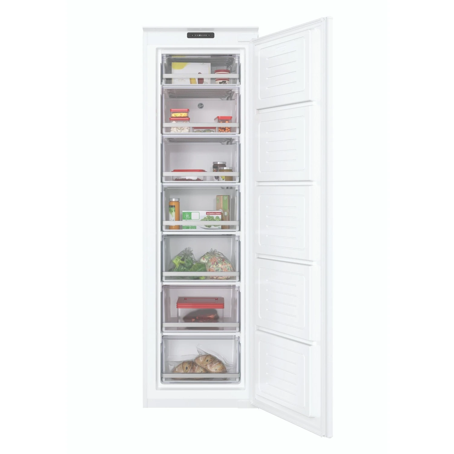 Hoover HBOU 172UK N Integrated Manual Defrost Freezer - White 3 Hoover HBOU 172UK N Integrated Manual Defrost Freezer - White