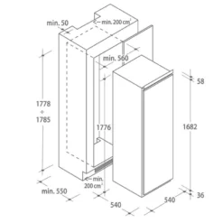 Hoover HBOU 172UK N Integrated Manual Defrost Freezer - White 12 Hoover HBOU 172UK N Integrated Manual Defrost Freezer - White -Prime Kitchen hoover hbou 172uk n integrated manual defrost freezer white8059019021454 01t bq
