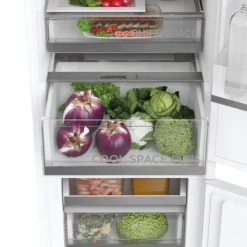 Hoover HOBT5519EWK 70:30 Automatic Defrost Fridge Freezer - White -Prime Kitchen hoover hobt5519ewk 70 30 automatic defrost fridge freezer white8059019031880 38c bq
