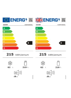 Hoover HOBT5519EWK 70:30 Automatic Defrost Fridge Freezer - White -Prime Kitchen hoover hobt5519ewk 70 30 automatic defrost fridge freezer white8059019031880 EUP EN