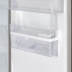 Hoover HSC818FXWDK 70:30 American Style Freestanding Automatic Defrost Fridge Freezer - Silver Effect -Prime Kitchen hoover hsc818fxwdk 70 30 american style freestanding automatic defrost fridge freezer silver effect8059019039312 36c bq