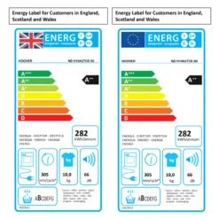 Hoover ND H10A2TCE 10kg Freestanding Heat Pump Tumble Dryer - White 7 Hoover ND H10A2TCE 10kg Freestanding Heat Pump Tumble Dryer - White -Prime Kitchen hoover nd h10a2tce 10kg freestanding heat pump tumble dryer white8059019025353 eup en bq