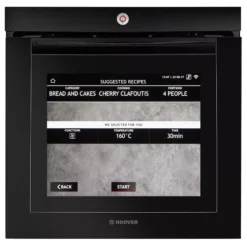 Hoover Touchscreen Vision Built-in Single Oven - Black -Prime Kitchen hoover touchscreen vision built in single oven black8016361946675 21c