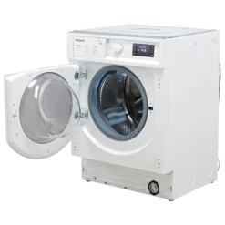 Hotpoint BIWDHG861484UK 8kg/6kg Built-in Condenser Washer Dryer - White -Prime Kitchen hotpoint biwdhg861484uk 8kg 6kg built in condenser washer dryer white5054645586004 04c bq