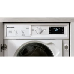 Hotpoint BIWDHG861484UK 8kg/6kg Built-in Condenser Washer Dryer - White -Prime Kitchen hotpoint biwdhg861484uk 8kg 6kg built in condenser washer dryer white5054645586004 10i bq