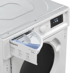 Hotpoint BIWDHG961484UK_WH 9kg/6kg Built-in Condenser Washer Dryer - White -Prime Kitchen hotpoint biwdhg961484uk wh 9kg 6kg built in condenser washer dryer white5054645586189 05c bq