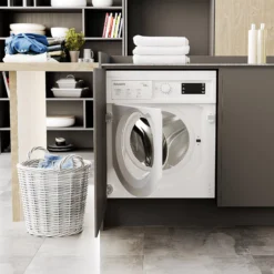 Hotpoint BIWDHG961484UK_WH 9kg/6kg Built-in Condenser Washer Dryer - White -Prime Kitchen hotpoint biwdhg961484uk wh 9kg 6kg built in condenser washer dryer white5054645586189 11i bq