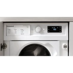 Hotpoint BIWMHG71483UKN_WH 7kg Built-in 1400rpm Washing Machine - White -Prime Kitchen hotpoint biwmhg71483ukn wh 7kg built in 1400rpm washing machine white5054645602971 02i bq