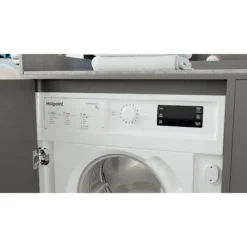 Hotpoint BIWMHG71483UKN_WH 7kg Built-in 1400rpm Washing Machine - White -Prime Kitchen hotpoint biwmhg71483ukn wh 7kg built in 1400rpm washing machine white5054645602971 05i bq