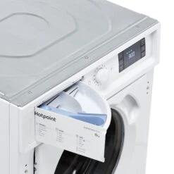 Hotpoint BIWMHG81484UK 8kg Built-in Washing Machine - White -Prime Kitchen hotpoint biwmhg81484uk 8kg built in washing machine white5054645586318 04c bq