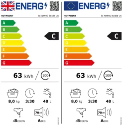 Hotpoint BIWMHG81484UK 8kg Built-in Washing Machine - White -Prime Kitchen hotpoint biwmhg81484uk 8kg built in washing machine white5054645586318 EUP EN