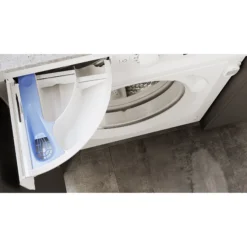 Hotpoint BIWMHG91484UK_WH 9kg Built-in 1400rpm Washing Machine - White -Prime Kitchen hotpoint biwmhg91484uk wh 9kg built in 1400rpm washing machine white5054645586301 08i bq
