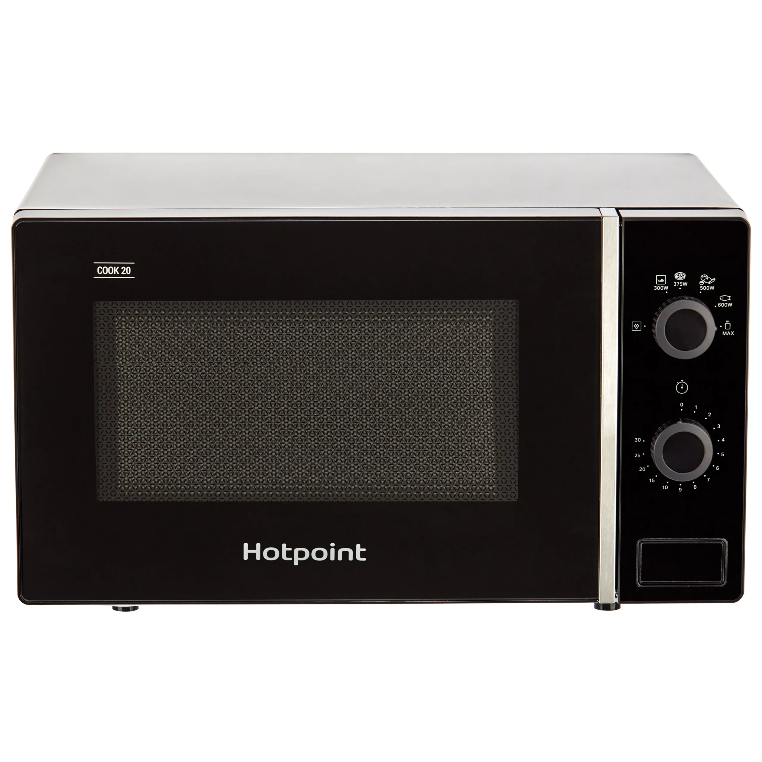 Hotpoint Cook 20 MWH 101 B_BK 20L Freestanding Microwave - Black 3 Hotpoint Cook 20 MWH 101 B_BK 20L Freestanding Microwave - Black