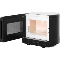 Hotpoint Curve MWH1331B_BK 13L Freestanding Microwave - Black -Prime Kitchen hotpoint curve mwh1331b bk 13l freestanding microwave black5054645036356 04c bq