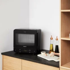 Hotpoint Curve MWH1331B_BK 13L Freestanding Microwave - Black -Prime Kitchen hotpoint curve mwh1331b bk 13l freestanding microwave black5054645036356 06i bq