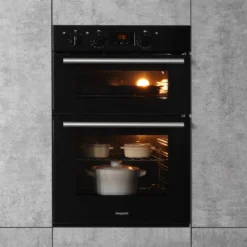 Hotpoint DD2540BL_BK Built-in Electric Double Oven - Stainless Steel Effect -Prime Kitchen hotpoint dd2540bl bk built in electric double oven stainless steel effect5054645022960 07i bq