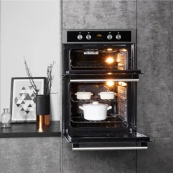 Hotpoint DD2844CIX_SS Built-in Electric Double Oven - Stainless Steel -Prime Kitchen hotpoint dd2844cix ss built in electric double oven stainless steel5054645022991 10i bq