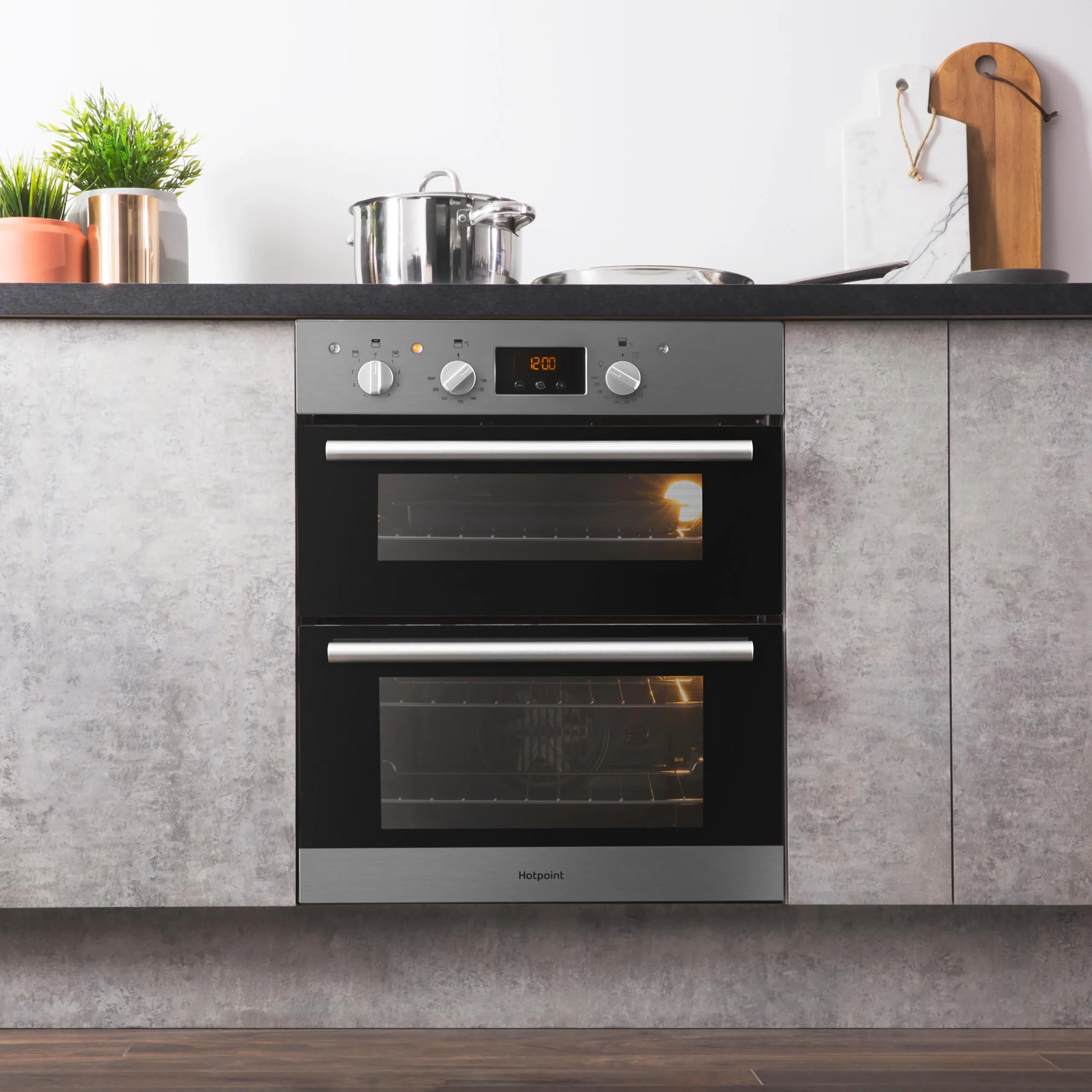 Hotpoint DU2540IX Built-in Electric Double Oven - Stainless Steel Effect 10 Hotpoint DU2540IX Built-in Electric Double Oven - Stainless Steel Effect - Image 8