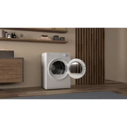 Hotpoint H1D80WUK_WH 8kg Freestanding Vented Tumble Dryer - White -Prime Kitchen hotpoint h1d80wuk wh 8kg freestanding vented tumble dryer white5054645632398 09i bq