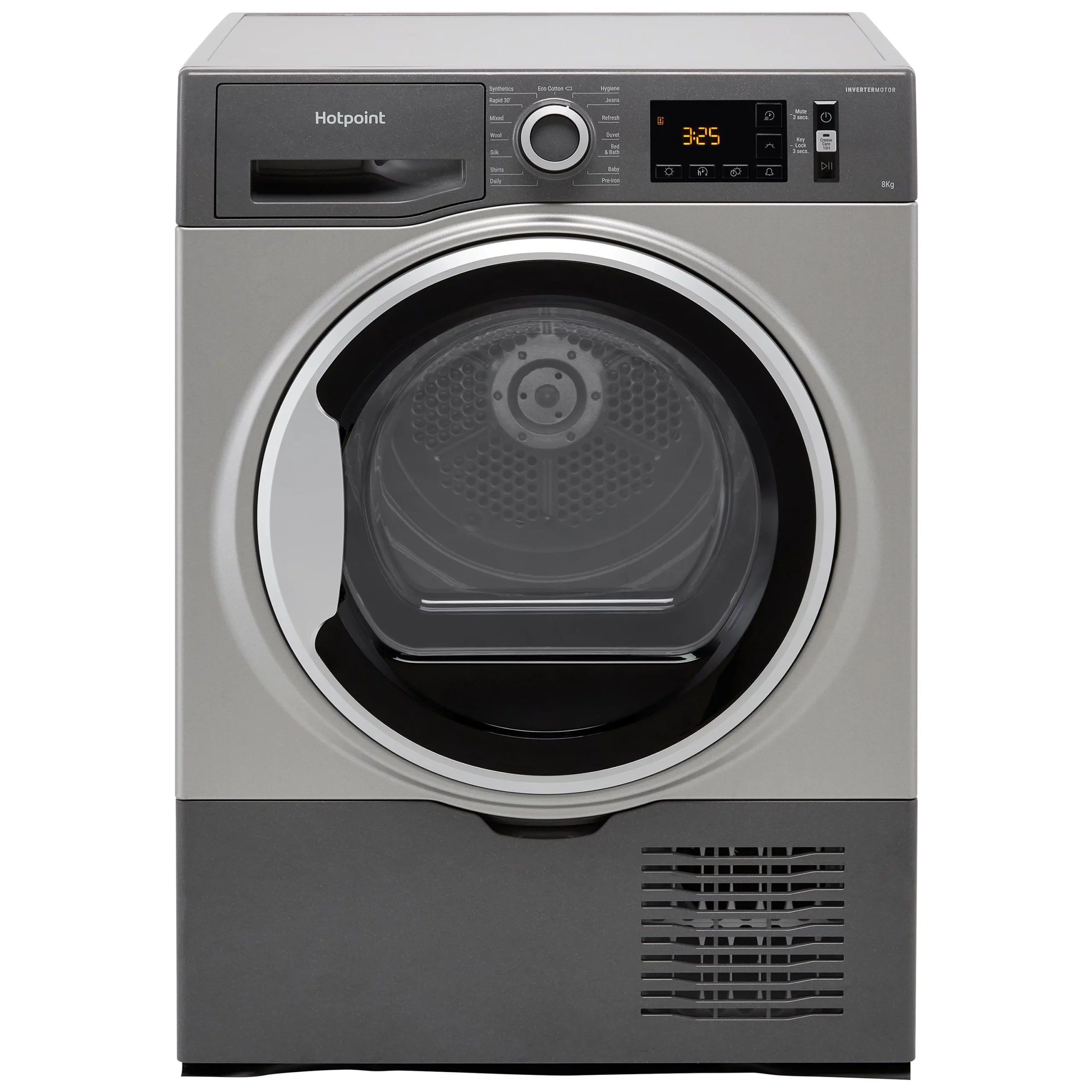 Hotpoint H3D81GSUK_GH 8kg Freestanding Condenser Tumble Dryer - Graphite 3 Hotpoint H3D81GSUK_GH 8kg Freestanding Condenser Tumble Dryer - Graphite