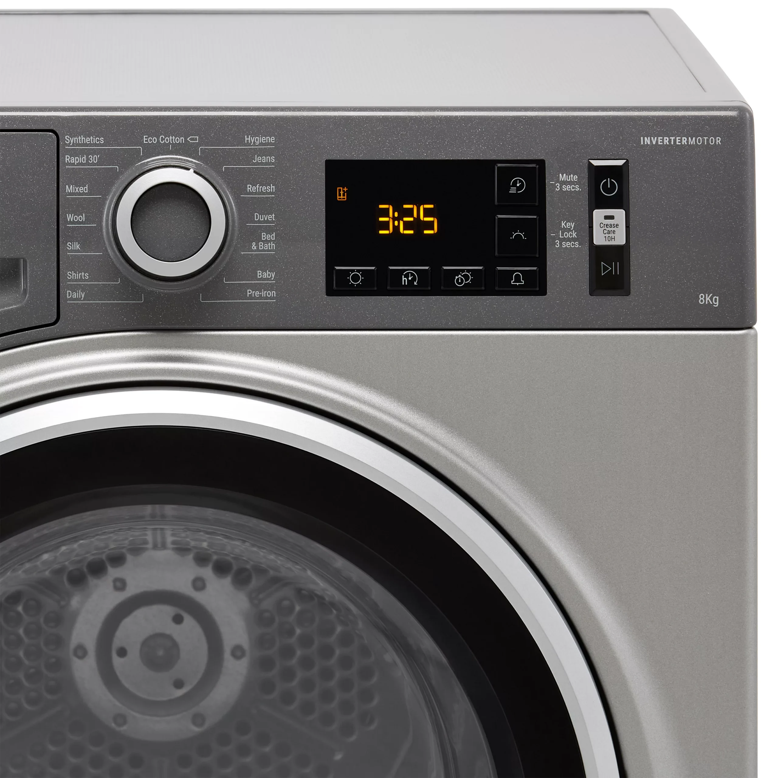 Hotpoint H3D81GSUK_GH 8kg Freestanding Condenser Tumble Dryer - Graphite 6 Hotpoint H3D81GSUK_GH 8kg Freestanding Condenser Tumble Dryer - Graphite - Image 4