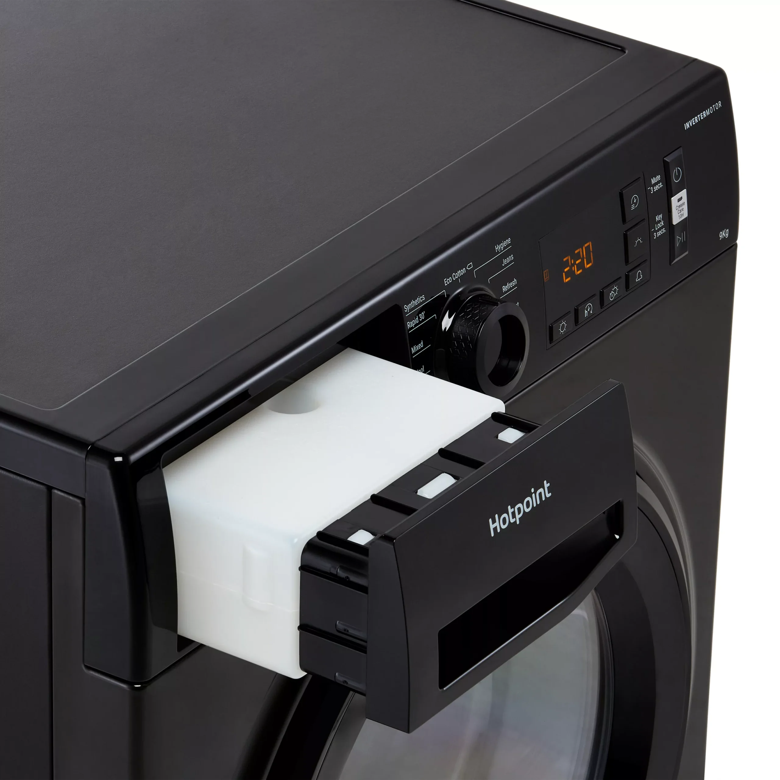 Hotpoint H3D91BUK_BK 9kg Freestanding Condenser Tumble Dryer - Black 7 Hotpoint H3D91BUK_BK 9kg Freestanding Condenser Tumble Dryer - Black - Image 5