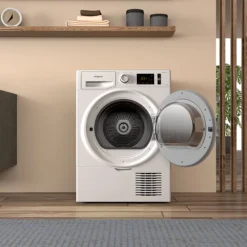 Hotpoint H3D91WBUK 9kg Freestanding Condenser Tumble Dryer - White -Prime Kitchen hotpoint h3d91wbuk 9kg freestanding condenser tumble dryer white5054645634217 10i bq