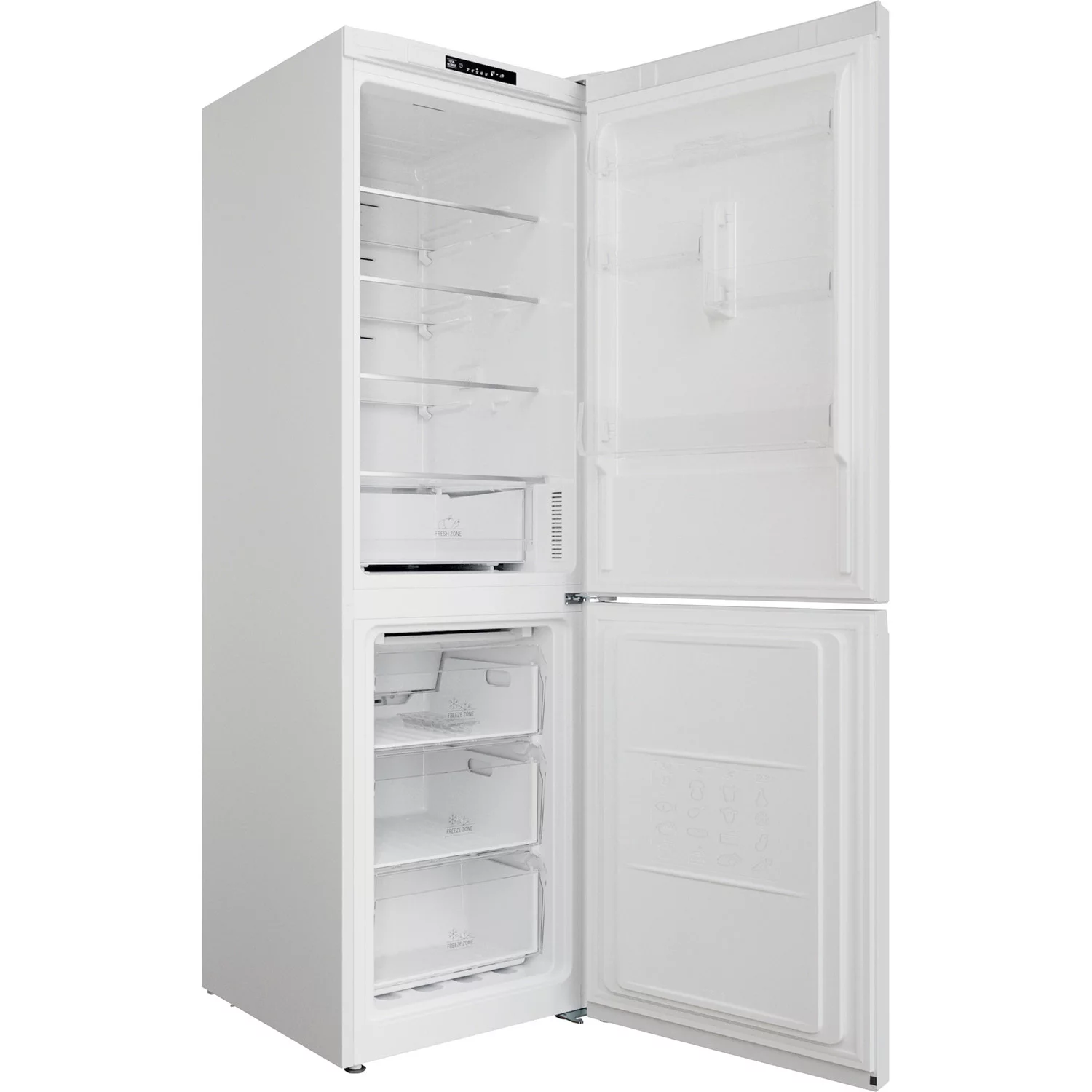 Hotpoint H3X81IW_WH 60:40 Freestanding Frost Free Fridge Freezer - White 7 Hotpoint H3X81IW_WH 60:40 Freestanding Frost Free Fridge Freezer - White - Image 5