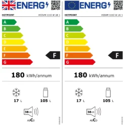Hotpoint H55VM1110WUK1_WH Freestanding Under Counter Fridge - White 10 Hotpoint H55VM1110WUK1_WH Freestanding Under Counter Fridge - White -Prime Kitchen hotpoint h55vm1110wuk1 wh freestanding under counter fridge white5054645614486 EUP EN