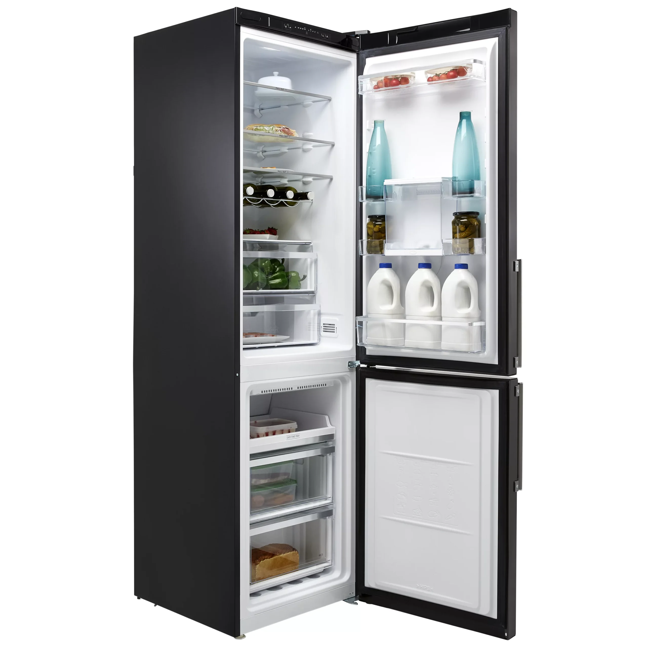Hotpoint H7T911AKSHAQUA1_BK Freestanding Frost Free Fridge Freezer - Black 3 Hotpoint H7T911AKSHAQUA1_BK Freestanding Frost Free Fridge Freezer - Black