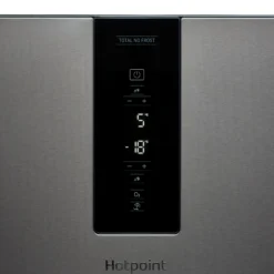 Hotpoint H7T911TKSH1_BK Freestanding Frost Free Fridge Freezer - Stainless Steel Effect -Prime Kitchen hotpoint h7t911tksh1 bk freestanding frost free fridge freezer stainless steel effect5054645607242 03c bq
