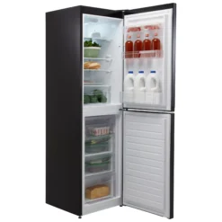 Hotpoint HBNF55181BUK1_BK 50:50 Freestanding Frost Free Fridge Freezer - Black -Prime Kitchen hotpoint hbnf55181buk1 bk 50 50 freestanding frost free fridge freezer black5054645617227 02c bq