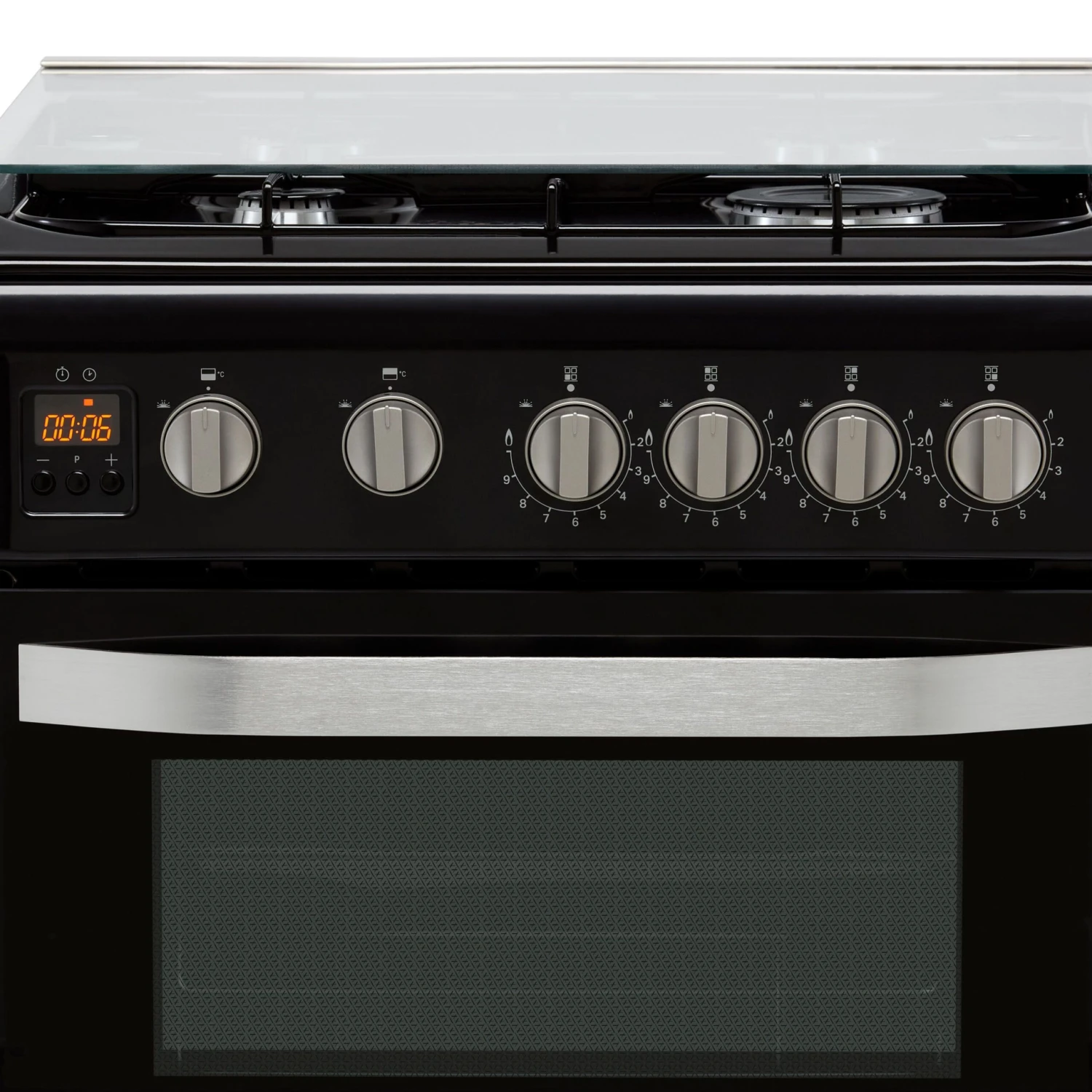 Hotpoint HD5G00CCBK/UK 50cm Double Gas Cooker With Gas Hob - Black 4 Hotpoint HD5G00CCBK/UK 50cm Double Gas Cooker With Gas Hob - Black - Image 2