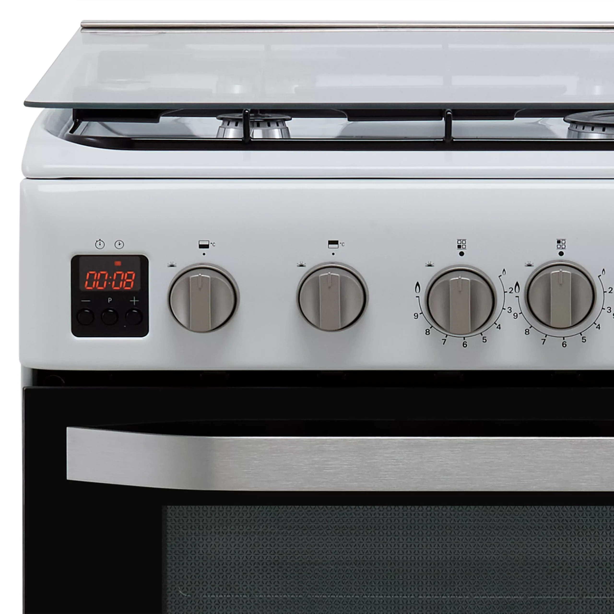 Hotpoint HD5G00CCBK/UK_BK 50cm Double Gas Cooker With Gas Hob - White 6 Hotpoint HD5G00CCBK/UK_BK 50cm Double Gas Cooker With Gas Hob - White - Image 4