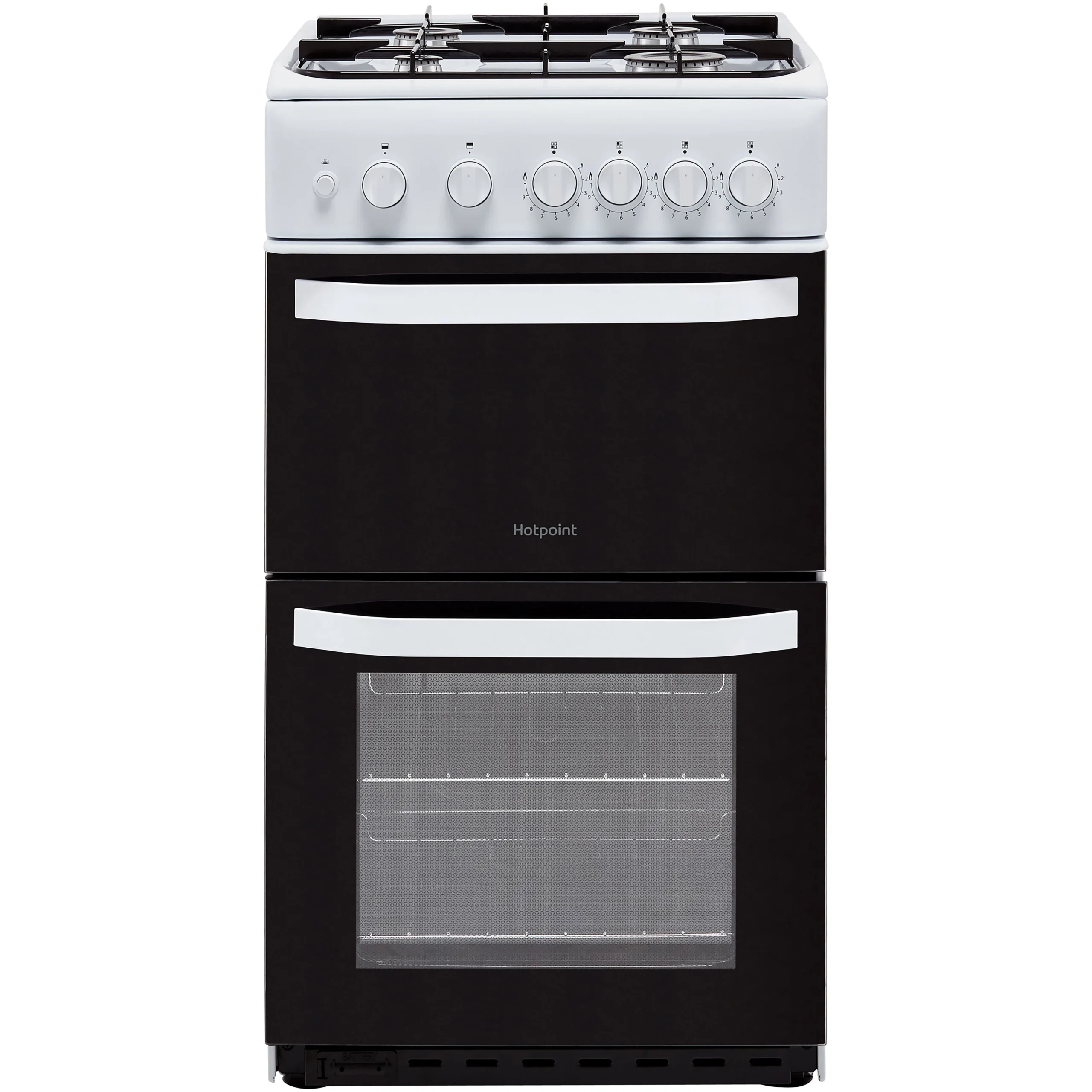 Hotpoint HD5G00KCW_WH 50cm Double Gas Cooker With Gas Hob - White 3 Hotpoint HD5G00KCW_WH 50cm Double Gas Cooker With Gas Hob - White