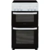 Hotpoint HD5V92KCW_WH 50cm Double Electric Cooker With Ceramic Hob - White -Prime Kitchen hotpoint hd5v92kcw wh 50cm double electric cooker with ceramic hob white5054645567966 01c bq