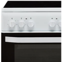 Hotpoint HD5V92KCW_WH 50cm Double Electric Cooker With Ceramic Hob - White -Prime Kitchen hotpoint hd5v92kcw wh 50cm double electric cooker with ceramic hob white5054645567966 02c bq