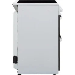 Hotpoint HD5V92KCW_WH 50cm Double Electric Cooker With Ceramic Hob - White -Prime Kitchen hotpoint hd5v92kcw wh 50cm double electric cooker with ceramic hob white5054645567966 07c bq