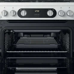 Hotpoint HD67G02CCW/UK_WH 60.6cm Double Gas Cooker With Gas Hob - White 29 Hotpoint HD67G02CCW/UK_WH 60.6cm Double Gas Cooker With Gas Hob - White -Prime Kitchen hotpoint hd67g02ccw uk wh 60 6cm double gas cooker with gas hob white5054645595464 13i bq