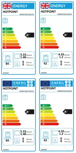 Hotpoint HDM67G0C2CB/UK 60cm Double Gas Cooker With Gas Hob - Black -Prime Kitchen hotpoint hdm67g0c2cb uk 60cm double gas cooker with gas hob black5054645595563 EUP EN