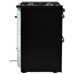 Hotpoint HDM67G0CCW/UK_WH 60cm Double Gas Cooker With Gas Hob - Black -Prime Kitchen hotpoint hdm67g0ccw uk wh 60cm double gas cooker with gas hob black5054645595457 08c bq