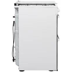 Hotpoint HDM67G0CCW/UK_WH 60cm Double Gas Cooker With Gas Hob - White -Prime Kitchen hotpoint hdm67g0ccw uk wh 60cm double gas cooker with gas hob white5054645594436 08c bq